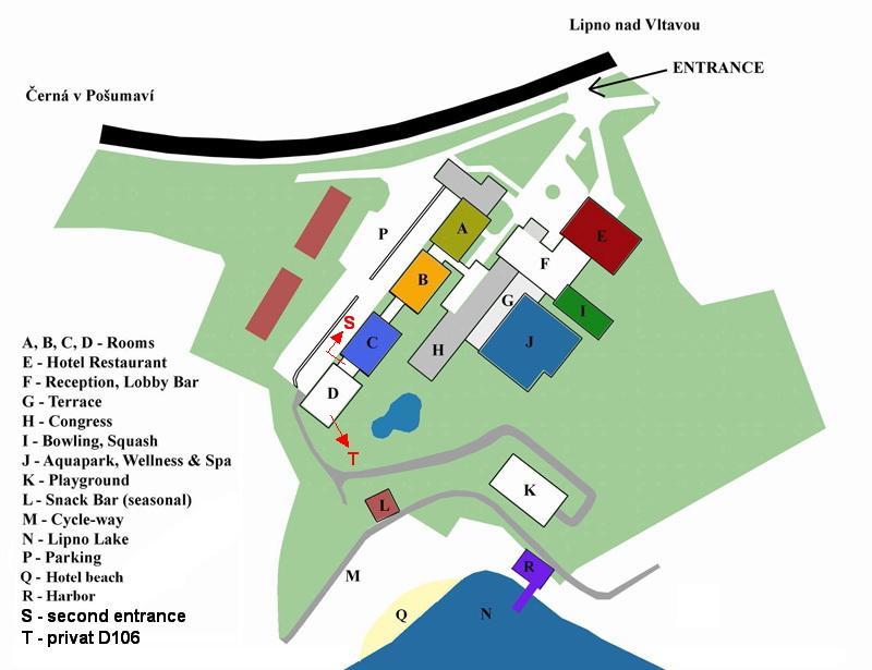 Lipno Wellness - Frymburk Hotel Private Family Room Εξωτερικό φωτογραφία